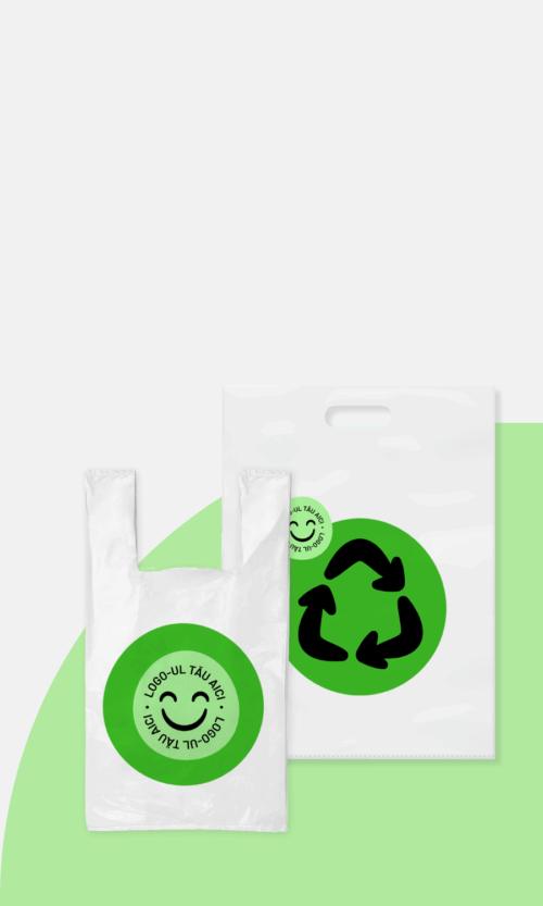 Pungi plastic personalizate